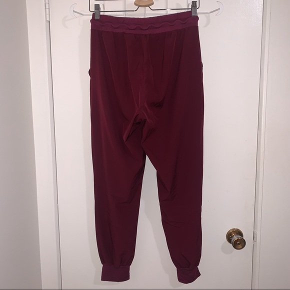 wine red joggers - Picture 2 of 3